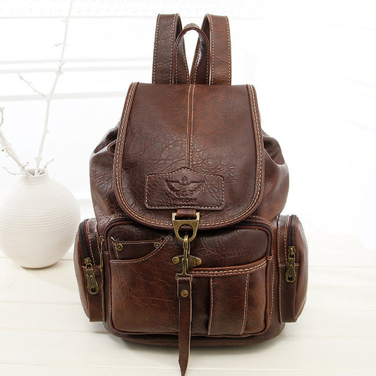 VintageCharm – Women's Retro Shoulder Bag with Modern Functionality