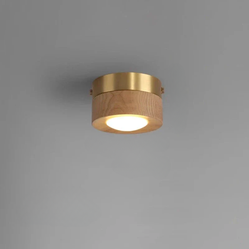 Walnutra - LED Ceiling Spotlight | Effortless Natural Wood Elegance