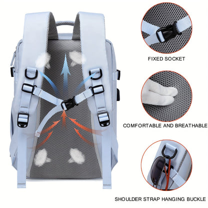 PackPro – Large Capacity Travel Backpack with Shoe Compartment