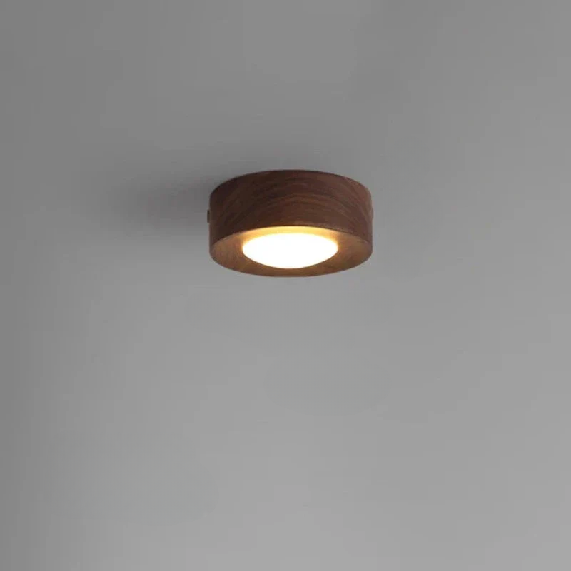 Walnutra - LED Ceiling Spotlight | Effortless Natural Wood Elegance