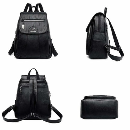 Urban Elegance – Women's Sheep Leather Backpack