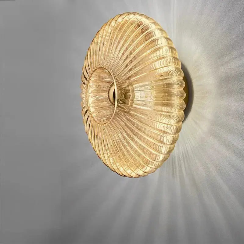 GlowéraLux Elegant Glass Wall Light | Warm Ambient Modern Lighting
