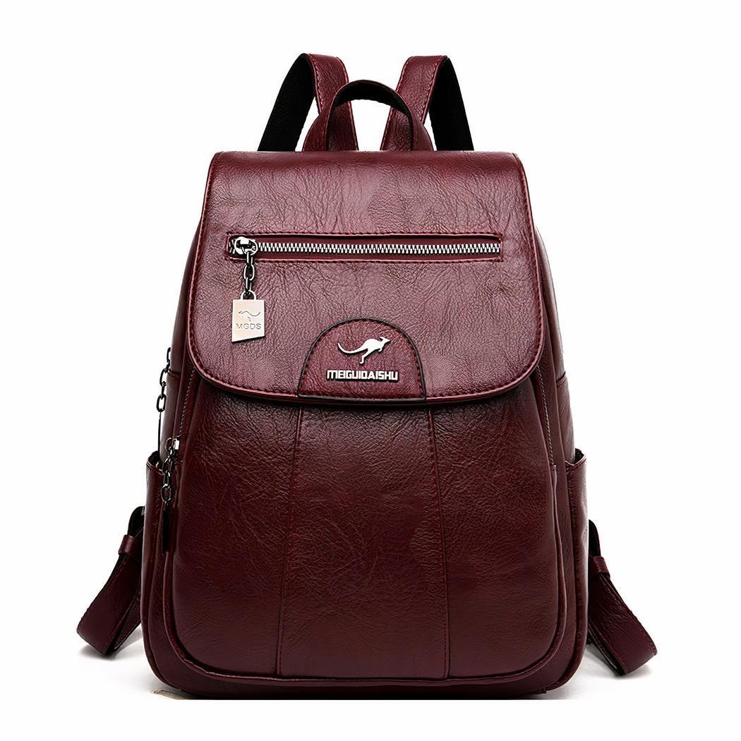 Urban Elegance – Women's Sheep Leather Backpack Edelux
