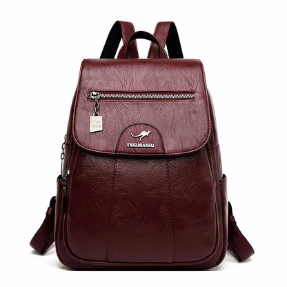 Urban Elegance – Women's Sheep Leather Backpack