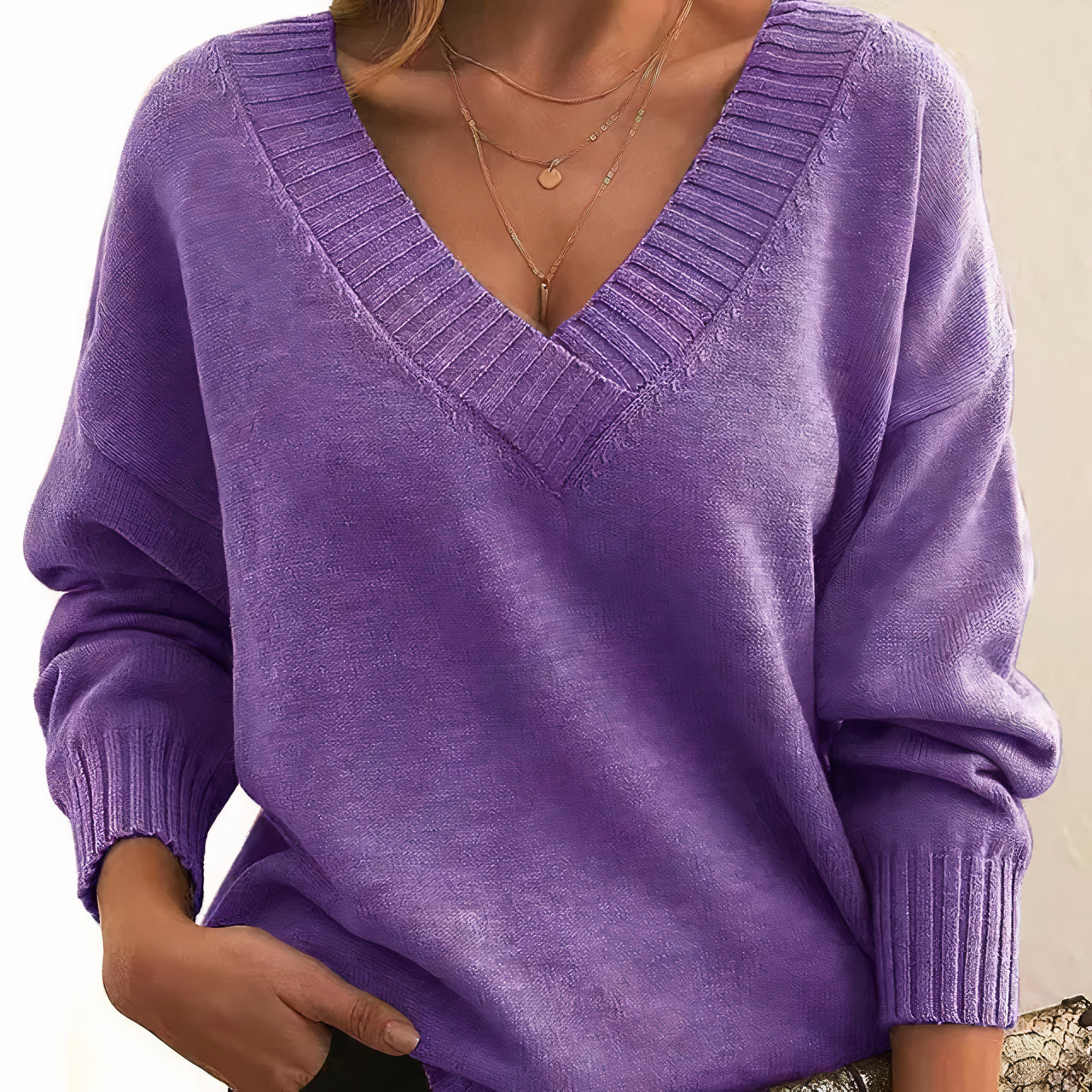 ChicWear - Cozy cashmere sweater for stylish autumn outfits