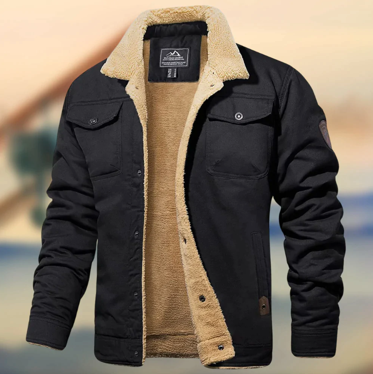 LuxeWear - Elegant warm jacket for stylish winter comfort Edelux