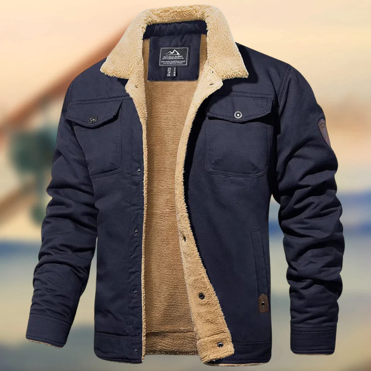 LuxeWear - Elegant warm jacket for stylish winter comfort