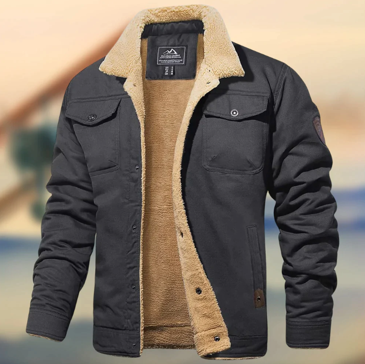 LuxeWear - Elegant warm jacket for stylish winter comfort Edelux