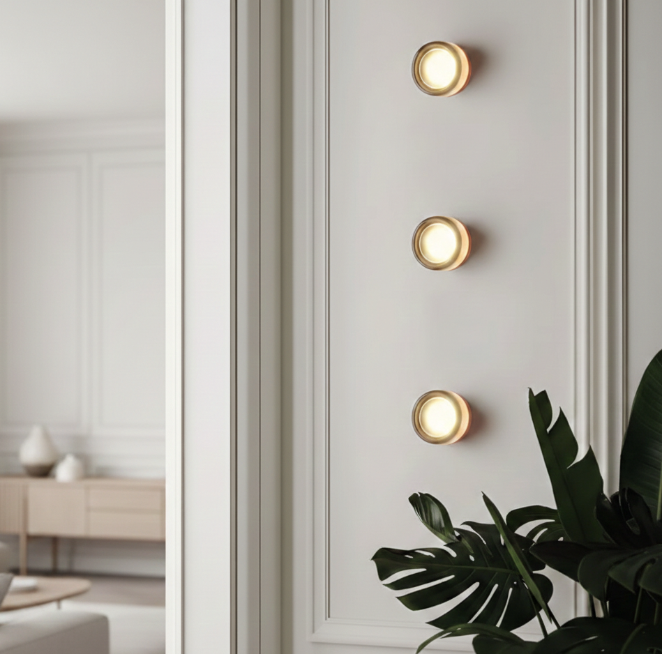DimpleLuxe - Elegant Wall Light | Effortless Contemporary Glow - Edelux