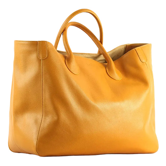 EleganceTote – Oversized Genuine Leather Handbag for Modern Women Edelux