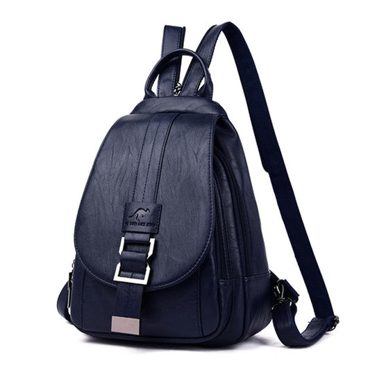 Elegant Leather Backpack for Women - LuxeVoyage Collection Edelux