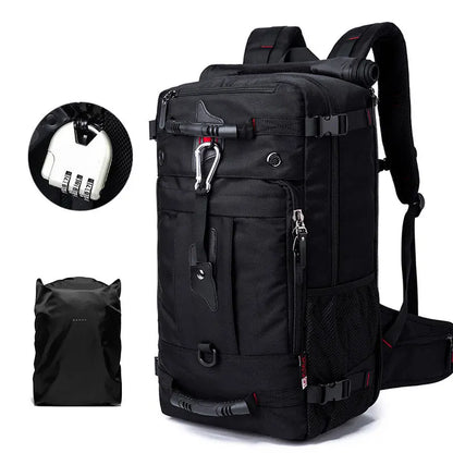 AdventurePro – High-Capacity Travel Backpack 40L/50L with Rain Cover