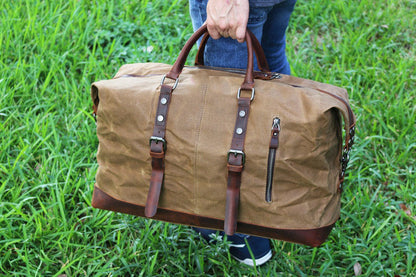 HeritageWax – Waterproof unisex Canvas Duffle Bag