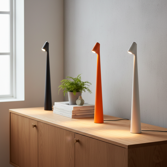 NordicGlow - Wireless LED Table Lamp | Effortless Minimalist Design Edelux