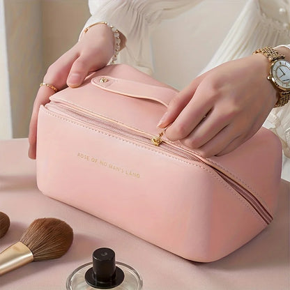 EleganceEssentials - Deluxe Makeup and Toiletry Bag for Women