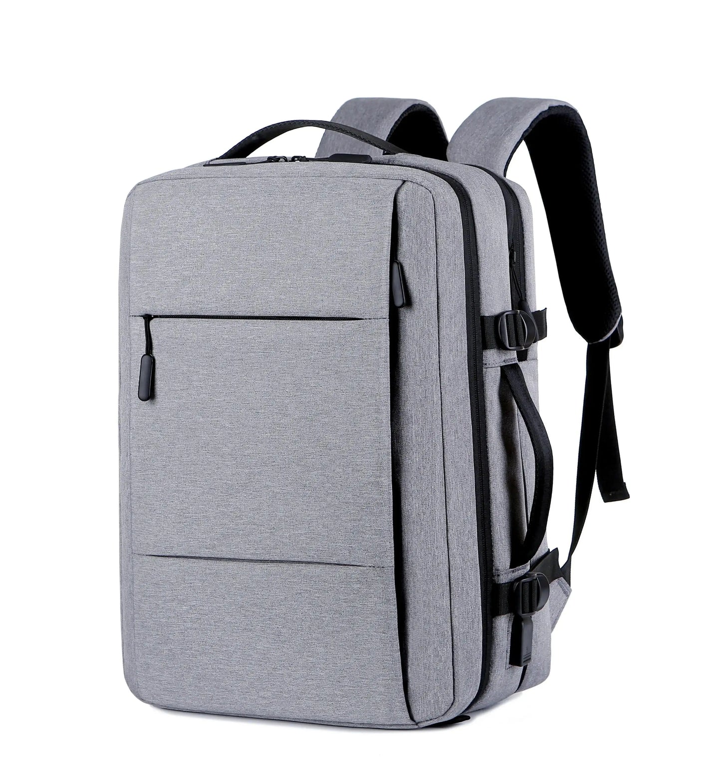 Expandable Business Backpack for Men with USB Port and Large Capacity | Waterproof and Multifunctional