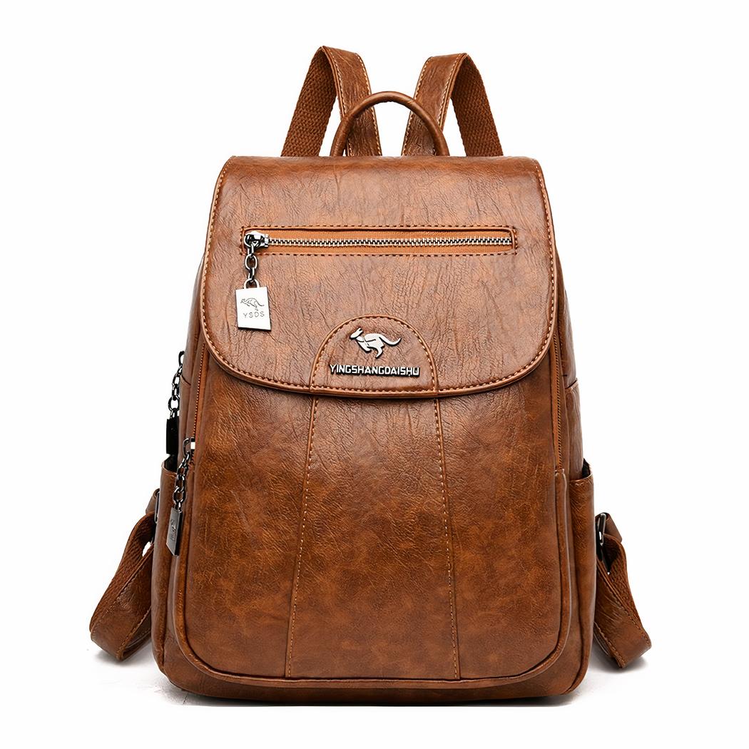 Urban Elegance – Women's Sheep Leather Backpack Edelux