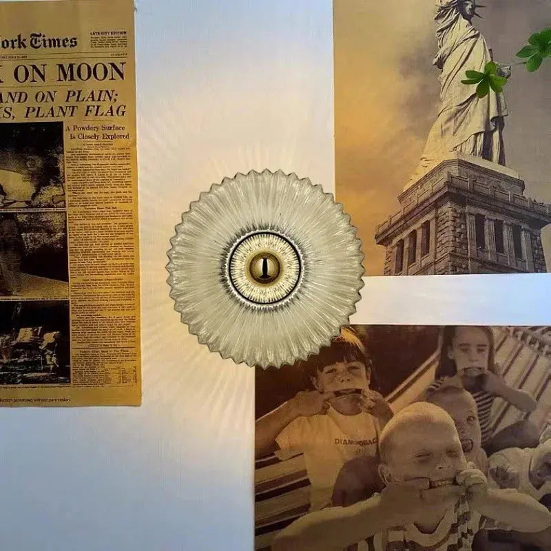 GlowéraLux Elegant Glass Wall Light | Warm Ambient Modern Lighting