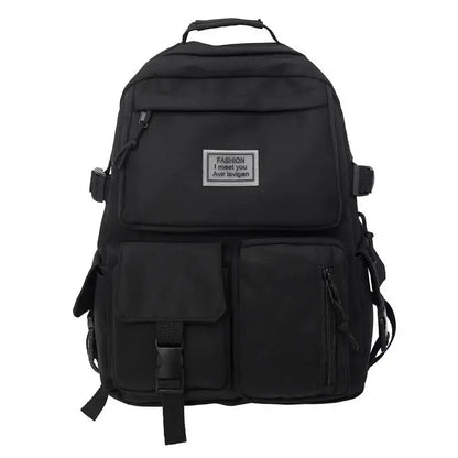 CarryPro – Large-Capacity Multi-Pocket Nylon Backpack