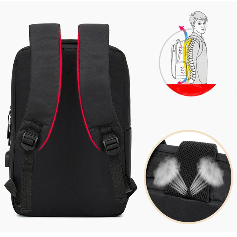 Smart Business Backpack – Integrated USB Port for Laptop Charging