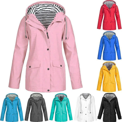 UrbanChic - Women's waterproof and windproof trench coat for all seasons