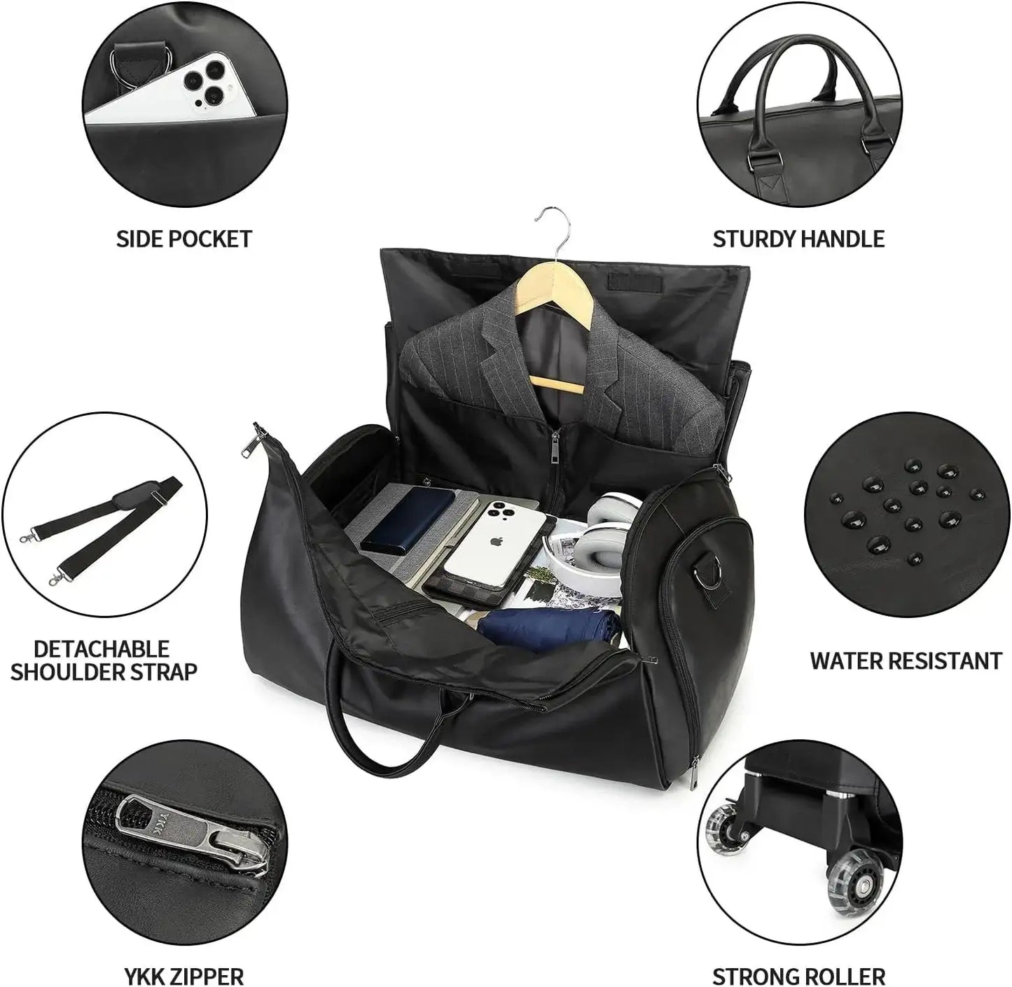 VoyagePro - Custom Rolling Duffle Bag with Wheels