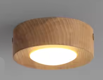 Walnutra - LED Ceiling Spotlight | Effortless Natural Wood Elegance