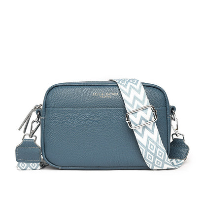 ChicElegance - Unique Design Crossbody Bag with Wide Strap