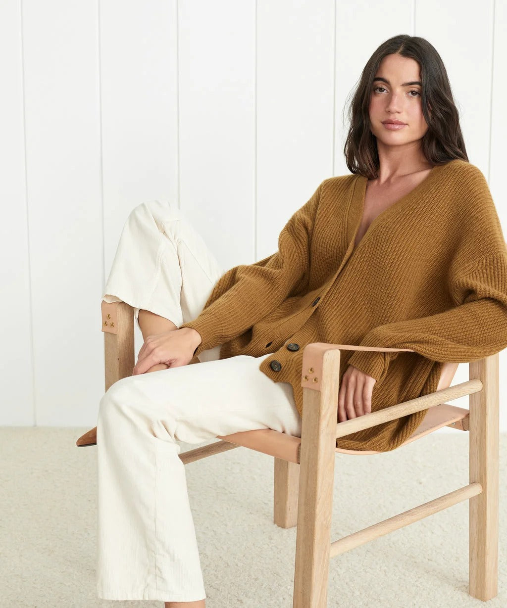 Elegance Wrap - Mongolian cashmere cocoon jacket for ultimate comfort