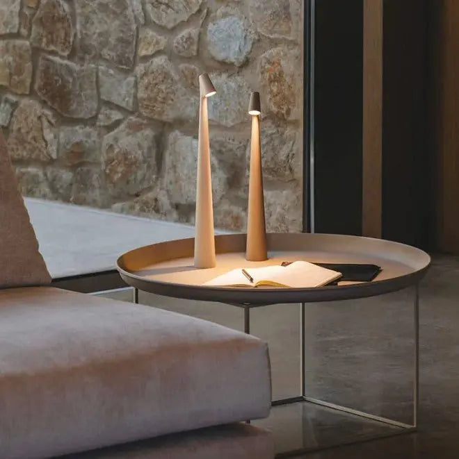 NordicGlow - Wireless LED Table Lamp | Effortless Minimalist Design