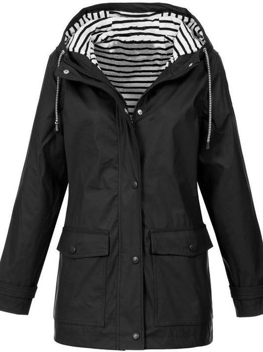 UrbanChic - Women's waterproof and windproof trench coat for all seasons