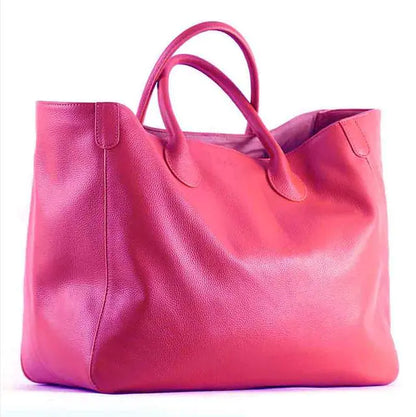 EleganceTote – Oversized Genuine Leather Handbag for Modern Women