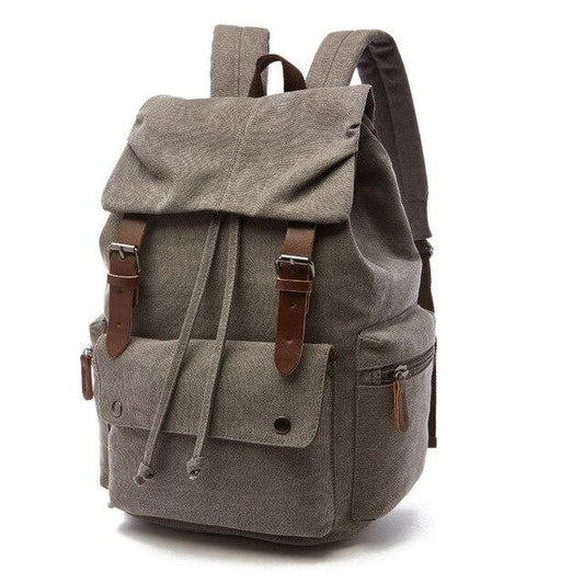 TrailVintage Backpack – Durable Canvas Rucksack for Everyday Adventures