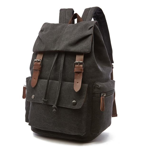 TrailVintage Backpack – Durable Canvas Rucksack for Everyday Adventures