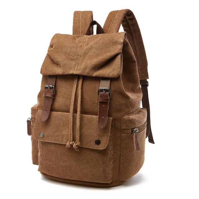 TrailVintage Backpack – Durable Canvas Rucksack for Everyday Adventures