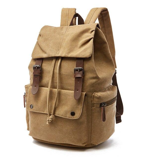 TrailVintage Backpack – Durable Canvas Rucksack for Everyday Adventures