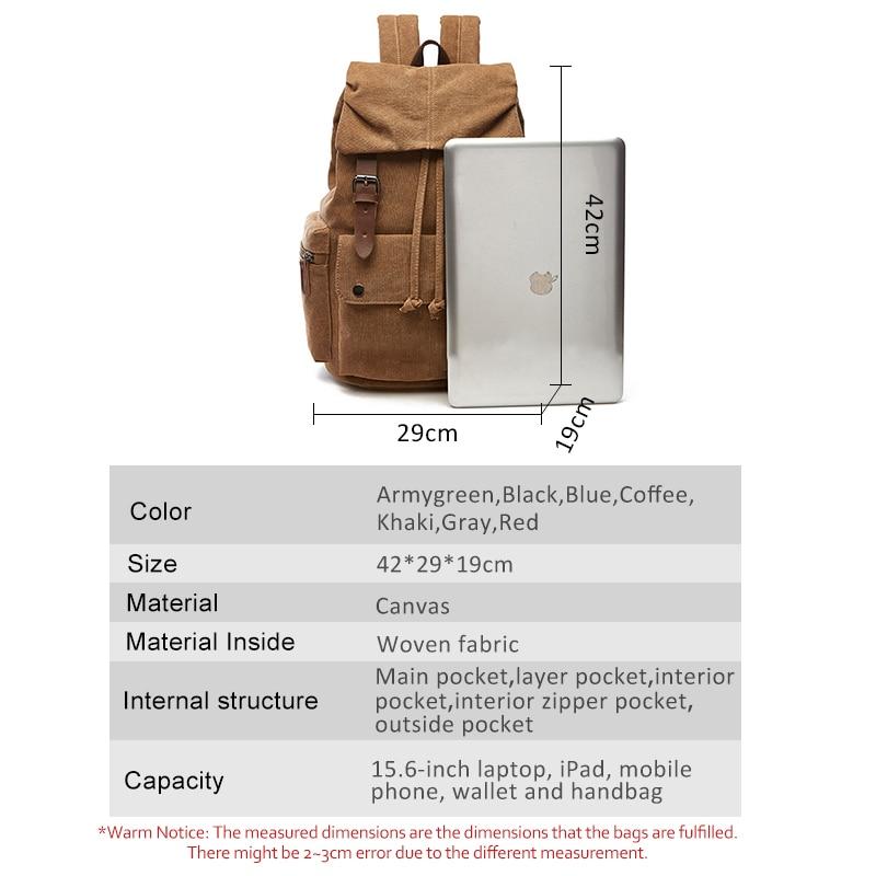 TrailVintage Backpack – Durable Canvas Rucksack for Everyday Adventures