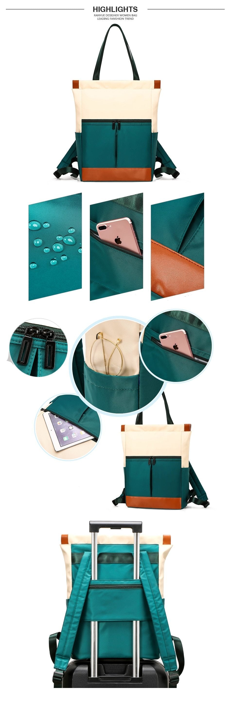 Waterproof Laptop Backpack - Urban Explorer Edelux