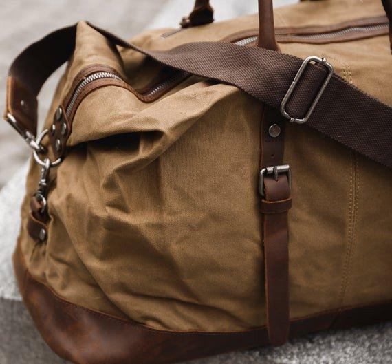 HeritageWax – Waterproof unisex Canvas Duffle Bag